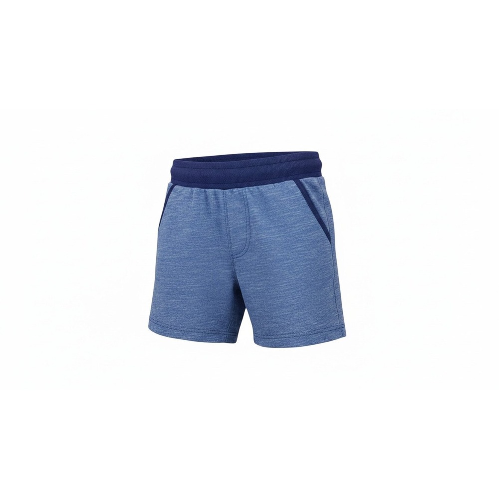 Jumping Beans Softest Short Toddler 4T Blue Heathered Drawstring Pockets